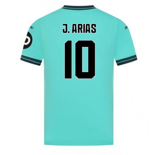 Wolves Jhon Arias #10 Bortatröja 2025-26 Kortärmad Wolves Jhon Arias #10 Bortatröja 2025-26 Kortärmad